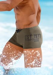 Bruno Banani Boxer-Badehose mit seitlichem Print günstig online kaufen