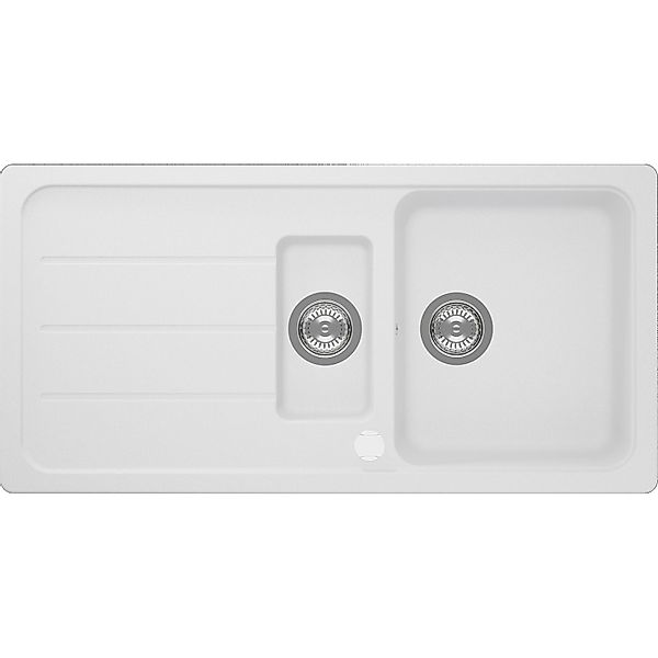 Respekta Einbauspüle Massivgranit Austin 100 cm x 50 cm mit Zusatzbecken We günstig online kaufen