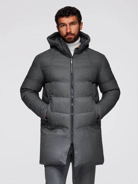 OMBRE Steppmantel Lange, gesteppte Herrenjacke mit günstig online kaufen