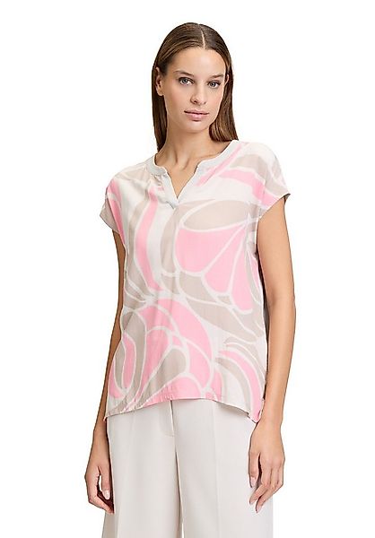 Betty Barclay Kurzarmshirt Damen mit Ringel (1-tlg) Materialmix günstig online kaufen