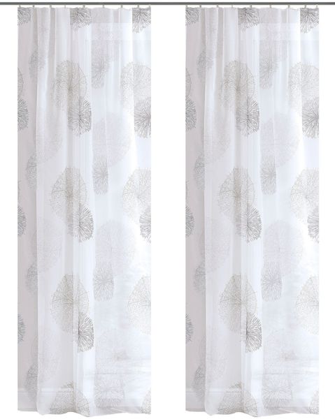 HOME WOHNIDEEN Vorhang "RAWLINS" Kräuselband 2 Stk. tlg. 2er Pack Zugbandsc günstig online kaufen