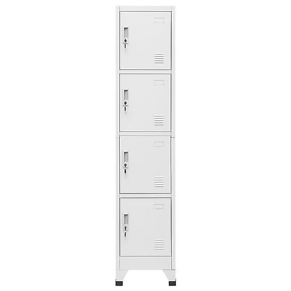 vidaXL Mehrzweckschrank Schließfachschrank mit 4 Fächern 38x45x180 cm günstig online kaufen