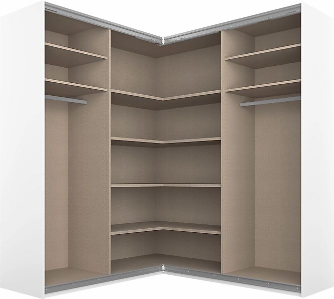 rauch Schwebetürenschrank "Kleiderschrank Garderobe Eckkleiderschrank QUADR günstig online kaufen