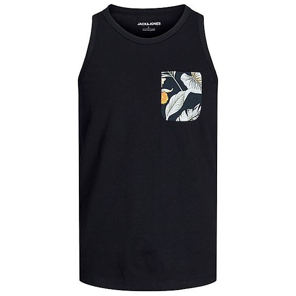 Jack & Jones Rundhalsshirt Jack&Jones Tanktop XXL JJCHILL schwarz Brusttasc günstig online kaufen