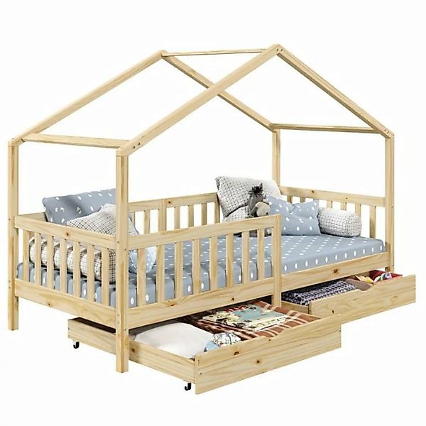 IDIMEX Kinderbett ELEA, Hausbett Montessori Bett Tipibett Kinderbett 90 x 2 günstig online kaufen