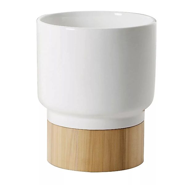 Zeitraum - Apu 1 Beistelltisch/ Vase - eiche/weiß/Tischplatte Keramik/Geste günstig online kaufen
