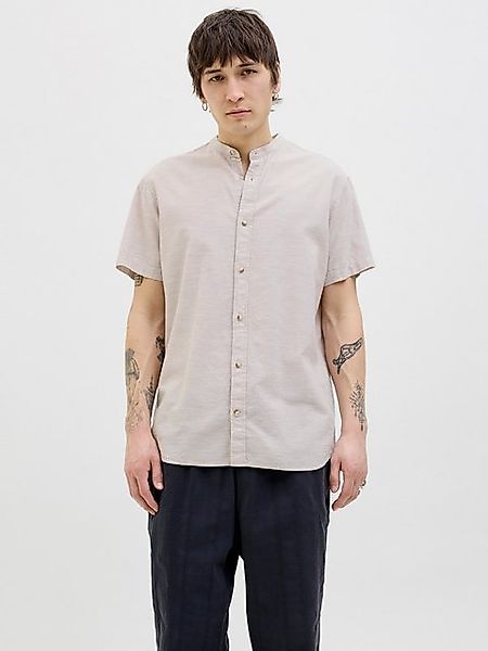 Jack & Jones Kurzarmhemd JJESUMMER BAND SHIRT SS SN mit Bandkragen günstig online kaufen