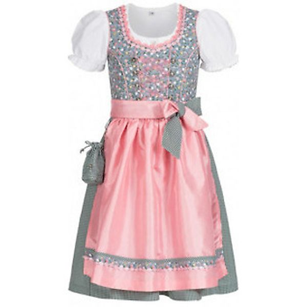 Nübler  Kurze Kleider Trachten   Dirndl für Mädchen in blau günstig online kaufen