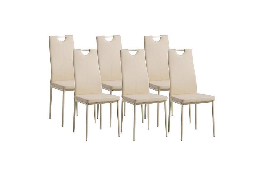 Albatros International Esszimmerstuhl Esszimmerstühle SALERNO 6er Set beige günstig online kaufen
