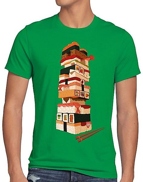 style3 T-Shirt Sushi Tower japan japanisch spiel günstig online kaufen