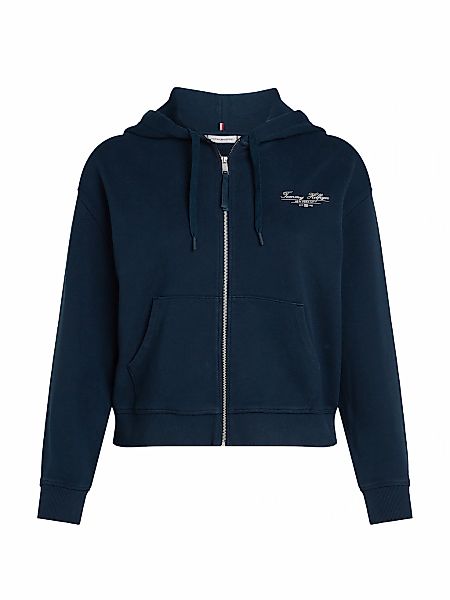 Tommy Hilfiger Curve Sweatjacke "CRV REG SCRIPT ZIP HOODIE", in Großen Größ günstig online kaufen