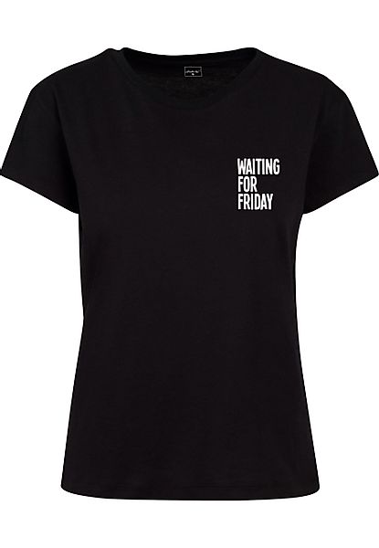 MisterTee T-Shirt "MisterTee Damen Ladies Waiting For Friday Box Tee", (1 t günstig online kaufen