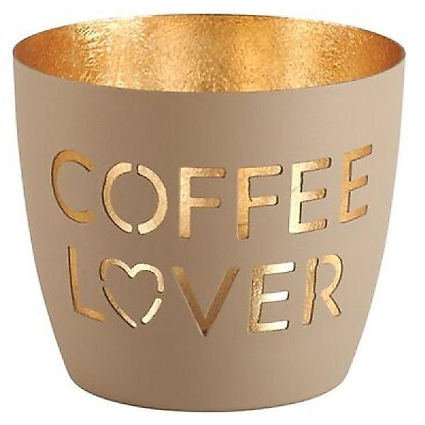 Giftcompany Kerzenhalter Windlicht Madras Coffee Lover günstig online kaufen