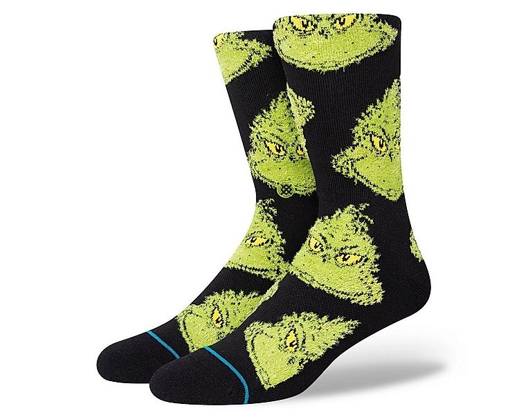 Stance Socken Tagessocke Crew Der Grinch Mean One schwarz - 1 Paar günstig online kaufen
