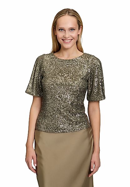 Vera Mont Kurzarmshirt "Vera Mont Pailletten-Bluse mit Flügelärmeln", (1 tl günstig online kaufen