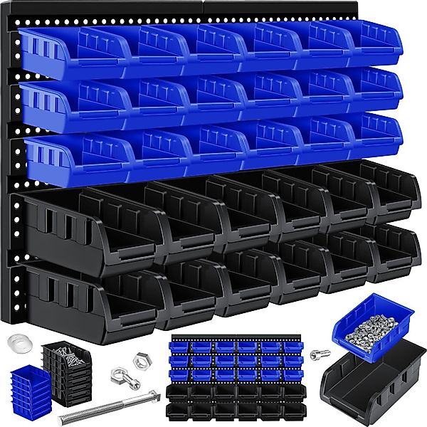 MASKO Stapelbox, Stapelboxen Wandregal 32tlg Box günstig online kaufen