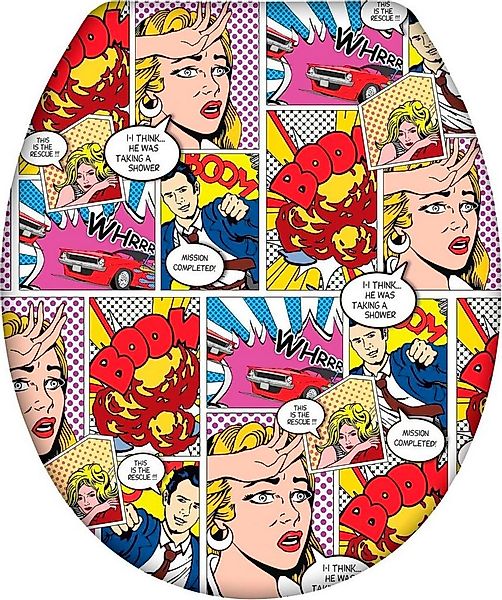 WENKO WC-Sitz Pop-Art günstig online kaufen