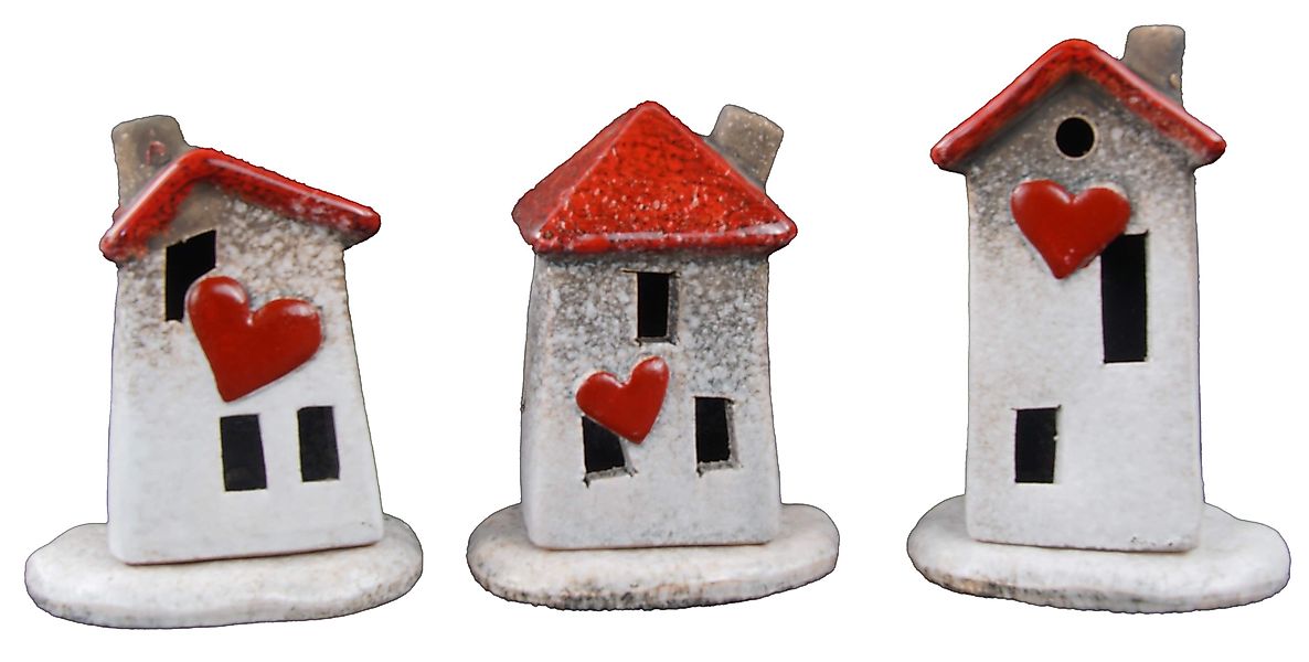 Der Holzwurm Dekofigur 3er Set Räucherhäuschen günstig online kaufen