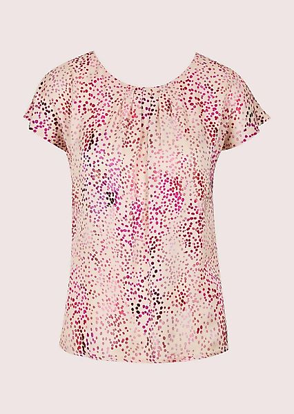 MADELEINE Shirtbluse "Blusenshirt Druckbluse mit Tupfenmuster" Shirt mit Tu günstig online kaufen