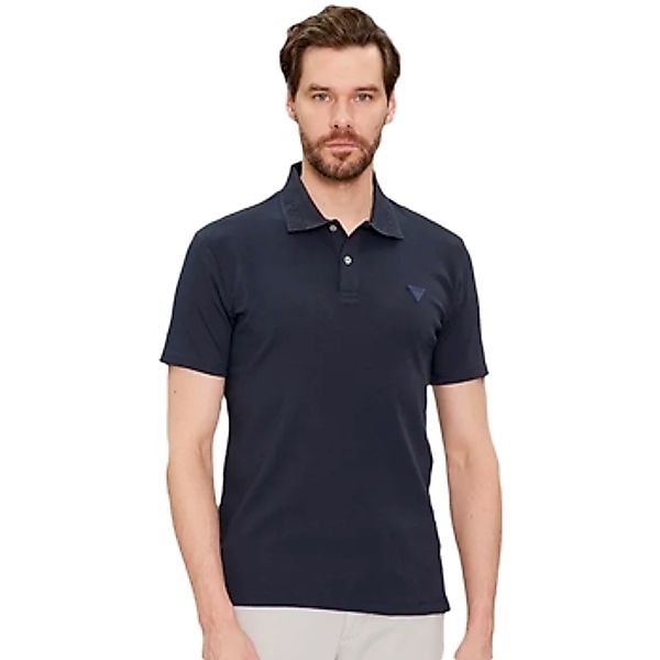 Guess  Poloshirt strech triangle G günstig online kaufen