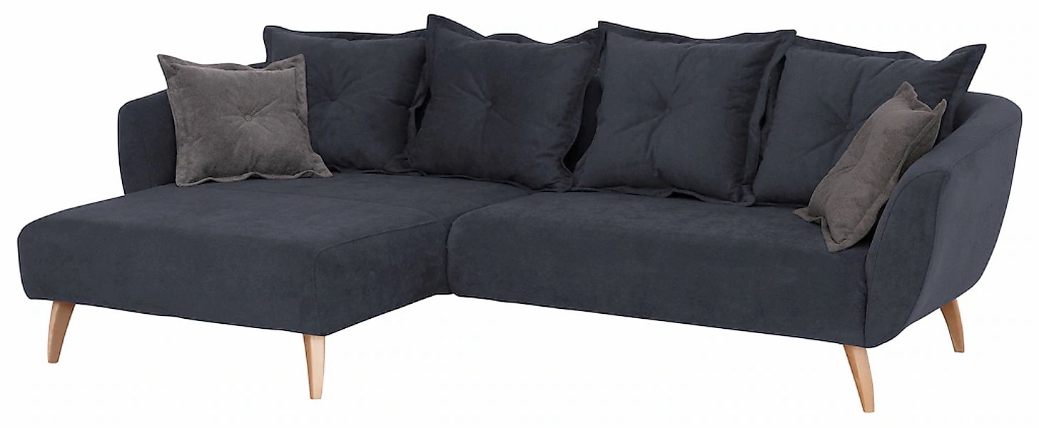Home affaire "Baggio formschöne Polsterecke, bequem, Breite 277cm, L-Form" günstig online kaufen