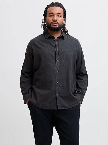 Jack & Jones PlusSize Langarmhemd "JJECLASSIC MELANGE SHIRT L/S SN PLS" günstig online kaufen