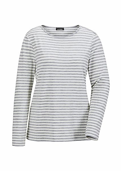 GOLDNER Longpullover "Ringelshirt mit U-Boot-Ausschnitt" Ohne günstig online kaufen