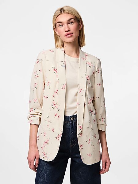 pieces Blusenblazer "PCBOSELLA 3/4 PRINTED BLAZER NOOS", mit 3/4 Ärmel günstig online kaufen