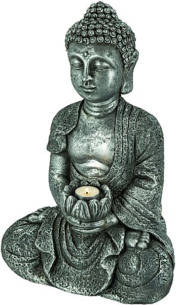 NOOR LIVING Kerzenhalter »Buddha«, (1 St.) günstig online kaufen