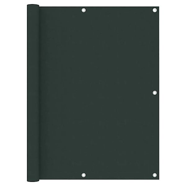 vidaXL Balkon-Sichtschutz Dunkelgrün 120x500 cm Oxford-Gewebe 135006 günstig online kaufen