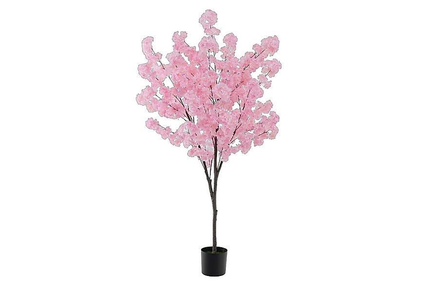 Kunstbaum Kirschbaum, COSTWAY, Höhe 190 cm, mit Blüten in Rosa, im Topf günstig online kaufen