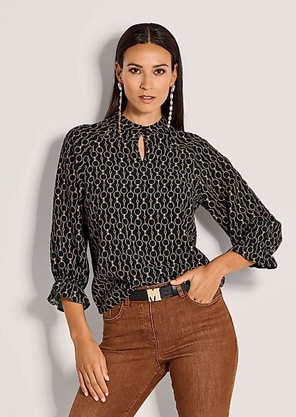 MADELEINE Langarmbluse Elegante Viskosebluse mit Grafik-Print günstig online kaufen