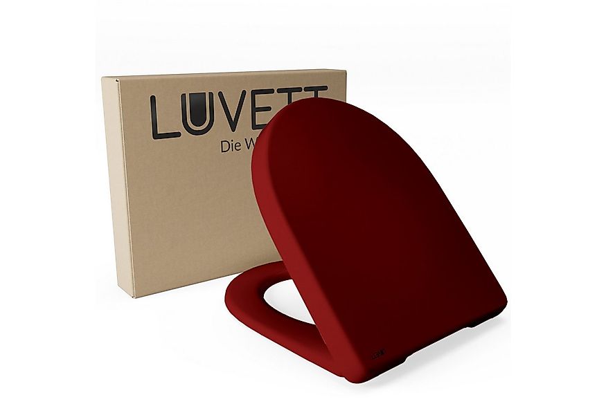 LUVETT WC-Sitz D-Form universal D140 (Inklusive 3 Befestigungsarten), mit O günstig online kaufen