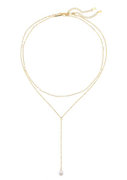 Hey Happiness Perlenketten-Set Layer mit Süßwasserperle günstig online kaufen