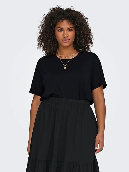 ONLY CARMAKOMA T-Shirt Kurzarm Rundhals Curvy günstig online kaufen