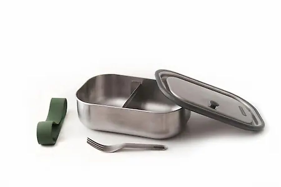 black+blum Lunchbox, (1 tlg.), mit Silikon-Ventil, Gabel und Gurt, 1000 ml günstig online kaufen