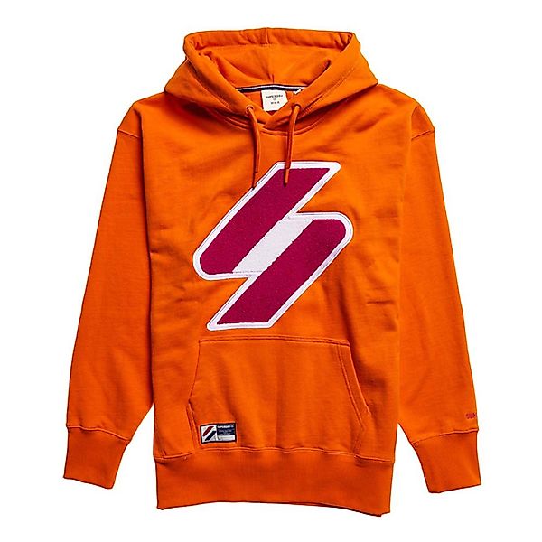 Superdry Code Logo Che Oversized Kapuzenpullover XS-S Denver Orange günstig online kaufen