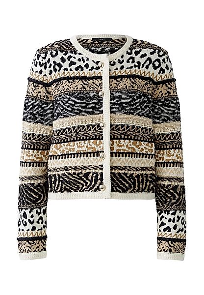 Oui Strickjacke Strickjacke reine Baumwolle günstig online kaufen