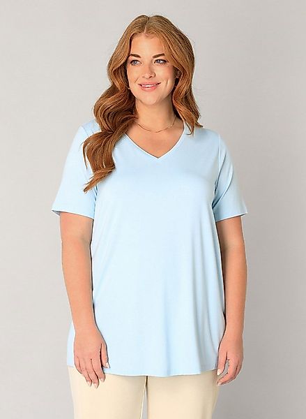Base Level Curvy T-Shirt Alba mit V-Ausschnitt günstig online kaufen