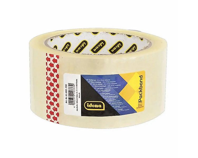 Idena Paket-Klebeband Idena Packband geräuscharm transparent 5cmx66m günstig online kaufen