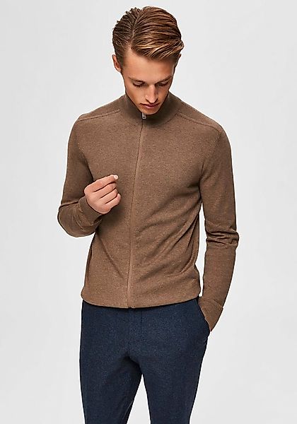 SELECTED Strickjacke "SLHBERG FULL ZIP CARDIGAN NOOS" günstig online kaufen