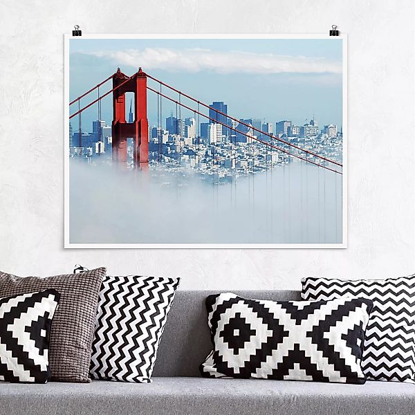 Poster Architektur & Skyline - Querformat Good Morning San Francisco! günstig online kaufen