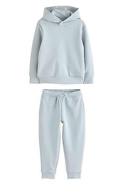 Next Shirt & Hose Edles Hoodie mit Druckknopf und Jogginghose im Set (2-tlg günstig online kaufen