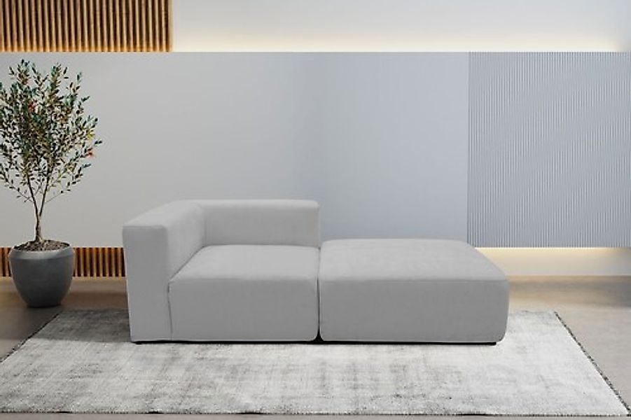 Home affaire Sofa-Eckelement "Utvik bestehend aus Eckelement und Hocker" al günstig online kaufen