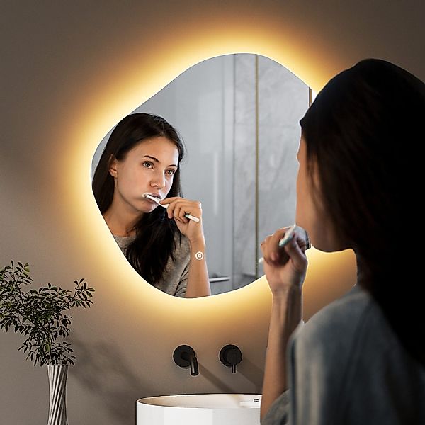 WDWRITTI Schminkspiegel Wand Kosmetikspiegel Wandmontage Wandspiegel günstig online kaufen