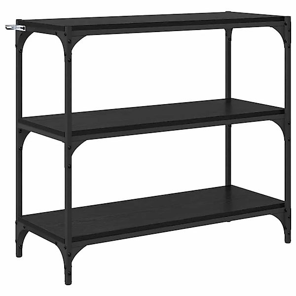 vidaXL Bücherregal Schwarz Eichen-Optik 80 x 33 x 70,5 cm 881110 günstig online kaufen