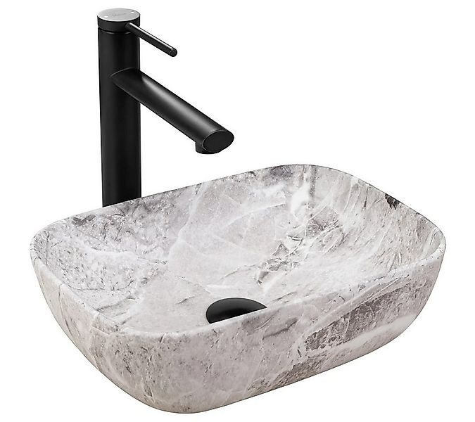 GTM Design Aufsatzwaschbecken BELINDA Modern Waschbeckenm Oval günstig online kaufen