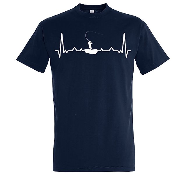 Youth Designz T-Shirt Heartbeat Angeln Herren günstig online kaufen