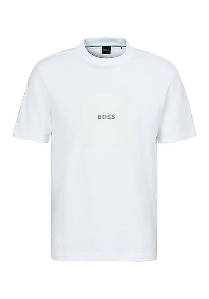 BOSS GREEN T-Shirt Tee Logo Rib mit großem Aufdruck günstig online kaufen