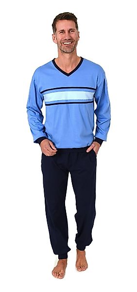 Normann Pyjama Normann Herren Schlafanzug lang günstig online kaufen